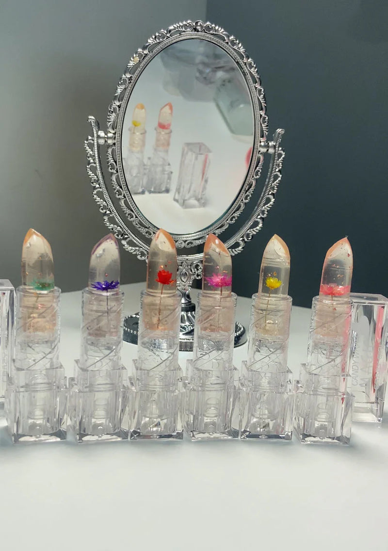 Crystal Flower Lipsticks set