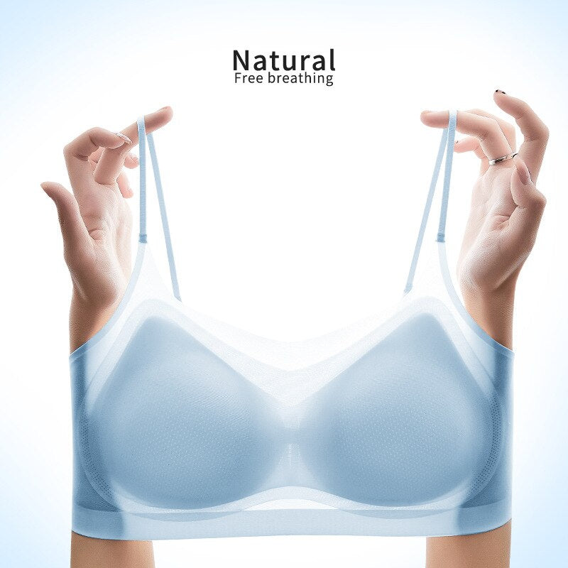 Breathable and Lightweight, Seamless Silk Air Bra