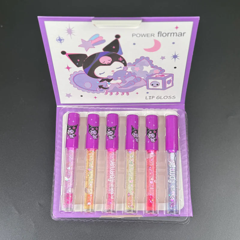 Power Flormar Kuromi Lip Gloss Set – Glittery & Hydrating Shine