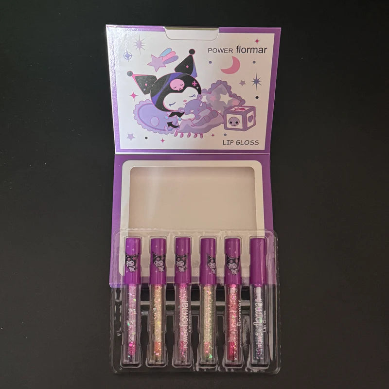 Power Flormar Kuromi Lip Gloss Set – Glittery & Hydrating Shine